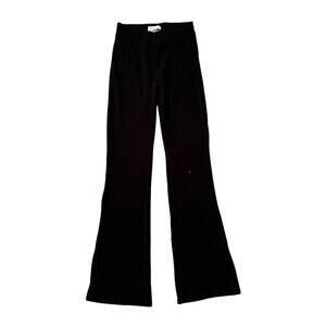 Urban Outfitters black velvet corduroy flare pants size XS